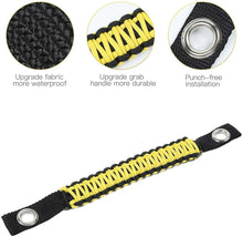 For 2018+ Jeep Wrangler JL &Gladiatar JT 2-in-1 Roll Bar Grab Handles Grip Handle 4Pcs Yellow RT-TCZ