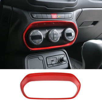 RT-TCZ Air Conditioner Adjust Switch Decor Frame Cover Trim For Jeep Renegade 2015-2018 Accessories