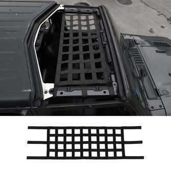 RT-TCZ Multifunction Mesh Cargo Net Auto Roof Net Hammock for Jeep Wrangler YJ TJ JK JL