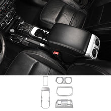 For 2018+ Jeep Wrangler JL JLU & Gladiator JT 6PCS Gear Shift Cup Holder Rear Air Vent Trim Kit RT-TCZ