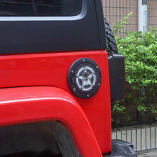 RT-TCZ Fuel Filler Door Cover Gas Cap Gas Tank Cap For Jeep Wrangler JK JKU 2007-2017 Black