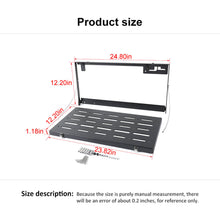 For 2018+ Jeep Wrangler JL Tailgate Table Rear Door Table Storage Rack Foldable Cargo Shelf RT-TCZ