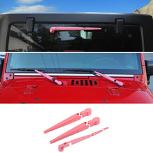 For 2007-2017 Jeep Wrangler JK Front & Rear Window Windshield Wiper Decor Cover Trim RT-TCZ