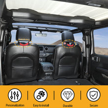 For Jeep Wrangler TJ JK JL & Gladiator JT Grab Handle Rear Seat Headrest Grip USA Flag RT-TCZ