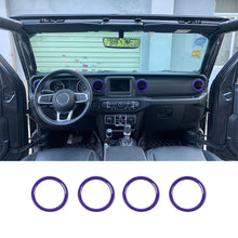 For 2018-2023 Jeep Wrangler JL JLU Interior Cover Trim Full Set Available Separately Purple RT-TCZ
