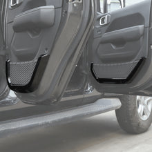 For 2018+ Jeep Wrangler JLU & Gladiator JT 4 Doors 4PCS Interior Door Net Pocket Decoration Cover Trim Bezel RT-TCZ