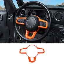 For 2018-2023 Jeep Wrangler JL JLU & Gladiator JT Car Steering Wheel Moulding Cover Trim Decor Frame RT-TCZ