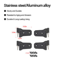 For 2018+ Jeep Wrangler JL JLU 2/4Door Door Hinge Original Accessories Black USA Flag RT-TCZ