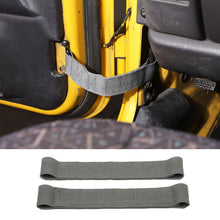 For Jeep Wrangler CJ YJ TJ JK Front & Rear Heavy Duty Door Limiting Check Strap 2PCS RT-TCZ