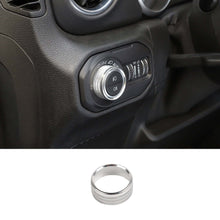 For 2018+ Jeep Wrangler JL JLU Headlight Switch Knob Ring Trim Red RT-TCZ