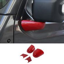 For 2018+ Jeep Wrangler JL JLU & Gladiator JT 4pcs Rearview Side Mirrors Base Cover Trim RT-TCZ