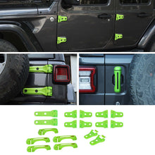 For 2018+ Jeep Wrangler JL 17x Door Handle/Hood Hinge/Spare Tire Bracket Trim Cover RT-TCZ