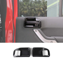 For 2011-2017 Jeep Wrangler JK 2-Door Inner Door Handle Bowl Trim Cover RT-TCZ