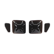 For 2015-2018 Jeep Renegade Rear Tail Light Guards Trim Cover Bezels Blackened RT-TCZ