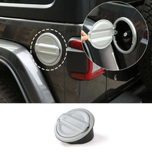 For 2018+ Jeep Wrangler JL JLU Car Fuel Filler Door Gas Cap Lid Cover Silver RT-TCZ