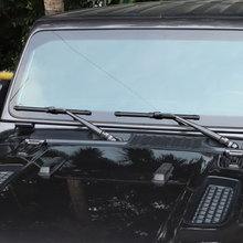 RT-TCZ Front Window Rain Wiper Nozzle Decorative Cover Trim for 2018+ Jeep Wrangler JL JLU Accessories Carbon Fiber freeshipping - RT-TCZ