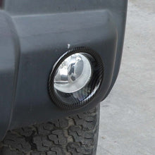 For 2007-2017 Jeep Wrangler JK JKU Front Bumper Fog Light Lamp Cover Trim Frame 2PCS