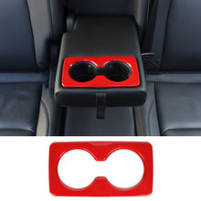 For 2014+ Jeep Cherokee Rear Armrest Cup Holder Panel Trim Cover RT-TCZ