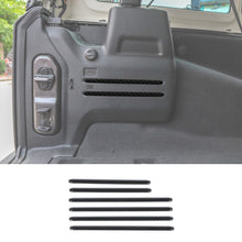 For 2018+ Jeep Wrangler JL 6PCS Rear Tail Trunk Cargo Cover Trim Decor RT-TCZ