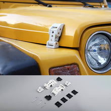 For 1997-2006 Jeep Wrangler TJ Hood Latches Lock Catch Cover Kit RT-TCZ
