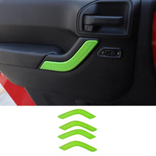 For 2011-2017 Jeep Wrangler JKU 4Doors Interior Door Handle Cover Trim RT-TCZ