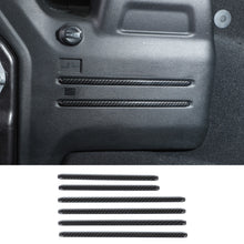 For 2018+ Jeep Wrangler JL JLU Carbon Fiber Rear Tail Trunk Cargo Trim Cover Strips RT-TCZ