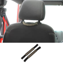 For Jeep Wrangler CJ YJ TJ JL JLU JK JKU Headrest Grab Handles Rear Seat Grip Handles Car Seat Roll Bars RT-TCZ