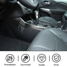 For 2014+ Jeep Cherokee Central Console Gear Shift Decor Cover Trim RT-TCZ