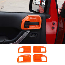 For 2011-2017 Jeep Wrangler JKU Inner Door Handle Bowl Cover Trim RT-TCZ