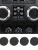 For Jeep Wrangler JK JKU JL JLU & Gladiator JT Dashboard Air Condition Vent Cover Trim Carbon Fiber RT-TCZ