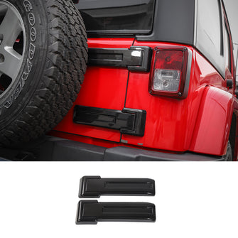 For 2007-2017 Jeep WranglerJK Tailgate Hinge Spare Tire bracket Cover Trim RT-TCZ