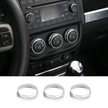 For Jeep Wrangler JK 11-17/Compass 10-16 Patriot Air Conditioner Switch Knob Trim Ring RT-TCZ
