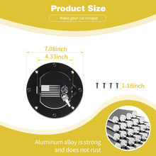 For 1997-2006 Jeep Wrangler TJ Car Locking Gas Fuel Filler Cap Door Tank Cover Black RT-TCZ