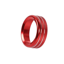 For 2011+ Jeep Grand Cherokee Headlight Switch Knob Button Ring Decor Cover Trim Red RT-TCZ