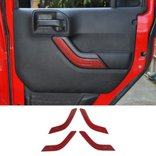 For 2011-2017 Jeep Wrangler JKU 4Doors Interior Door Handle Cover Trim RT-TCZ