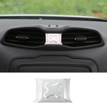 For 2016+ Jeep Renegade Central Air Outlet Vents Cover Trim Aluminum RT-TCZ