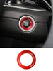 For Jeep Cherokee 14+ /Grand Cherokee 14-20 Engine Start Stop Button Ring & Cap Cover Trim RT-TCZ
