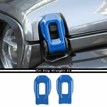 For 2018+ Jeep Wrangler JL JLU & Gladiator JT Hood Latch Lock Catch Brackets Cover Trim RT-TCZ