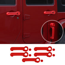 For 2007-2017 Jeep Wrangler JKU 4-Door Door Handle Cover Inserts & Tailgate Handle Cover Trim RT-TCZ