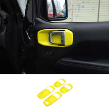 For 2018+ Jeep Wrangler JL& Gladiator JT 4-Door Car Door Handle Bowl Cover Decor Trim RT-TCZ