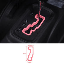 For 2011-17 Jeep Wrangler JK Gear Shift Panel Decor Bezel Trim RT-TCZ