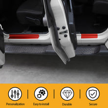 For 2007-2017 Jeep Wrangler JK JKU Aluminum Door Sill Plate Threshold Entry Guards Cover Strip RT-TCZ