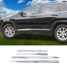 For 2014+ Jeep Cherokee Body Side Door Molding Strip Trim RT-TCZ