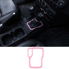 For 2018+ Jeep Wrangler JL JLU & Gladiator JT Gear Shift Panel Trim Cover Frame ABS RT-TCZ
