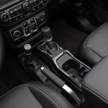 For 2018+ Jeep Wrangler JL JLU& Gladiator JT Gear Shift Cup Holder Panel Trim Cover Decoration Frame RT-TCZ
