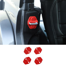 For 2018+ Jeep Wrangler JL 2-Door Car Door Lock Latch Protect Cover Trim RT-TCZ