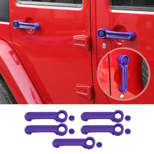 For 2007-2017 Jeep Wrangler JKU 4-Door Door Handle Cover Inserts & Tailgate Handle Cover Trim RT-TCZ