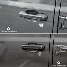 RT-TCZ Exterior Door Handle & Tailgate Handle Cover Kit for Jeep Wrangler JLU 2018+ & Gladiator JT 2020+, Exterior Accessories