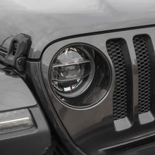 For 2018+ Jeep Wrangler JL & Gladiator JT Front Headlight Lamp Cover Trim Ring RT-TCZ