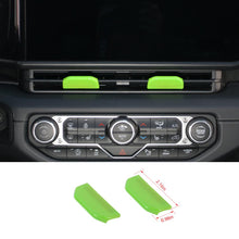For 2024+ Jeep Wrangler JL/Gladiator JT Central Air Vent Outlet Adjust Cover Trim Decors RT-TCZ